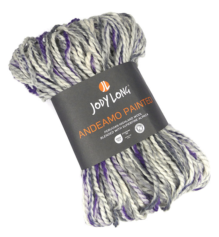 Jody Long Andeamo Painted - Purple Rain (Color #2001) - BIG 200 GRAM SKEINS