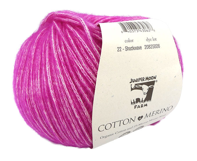 Juniper Moon Farm Cotton + Merino - Shockwave (Color #22)