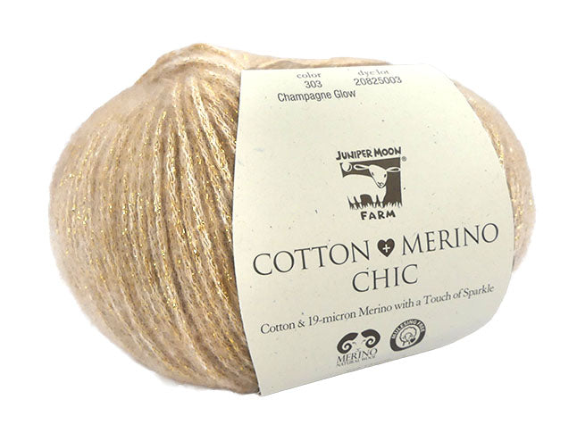 Juniper Moon Farm Cotton + Merino Chic - Champagne Glow (Color #303-2100SAM)