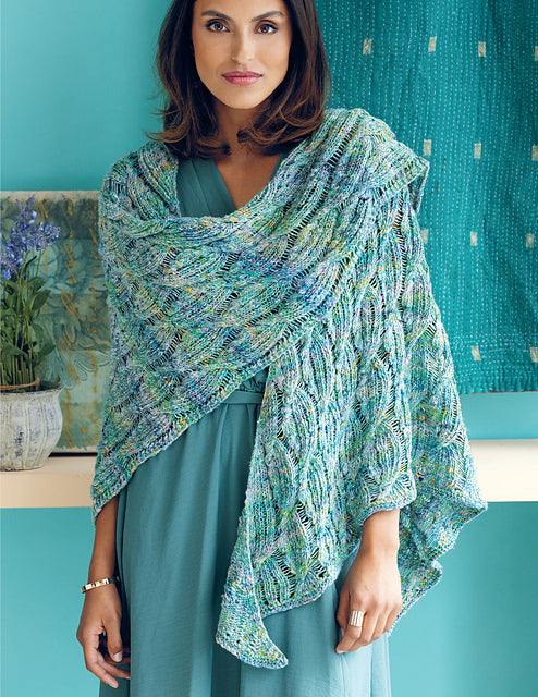 A Noro Silk Garden Sock Pattern - Cable and Cleft (PDF)