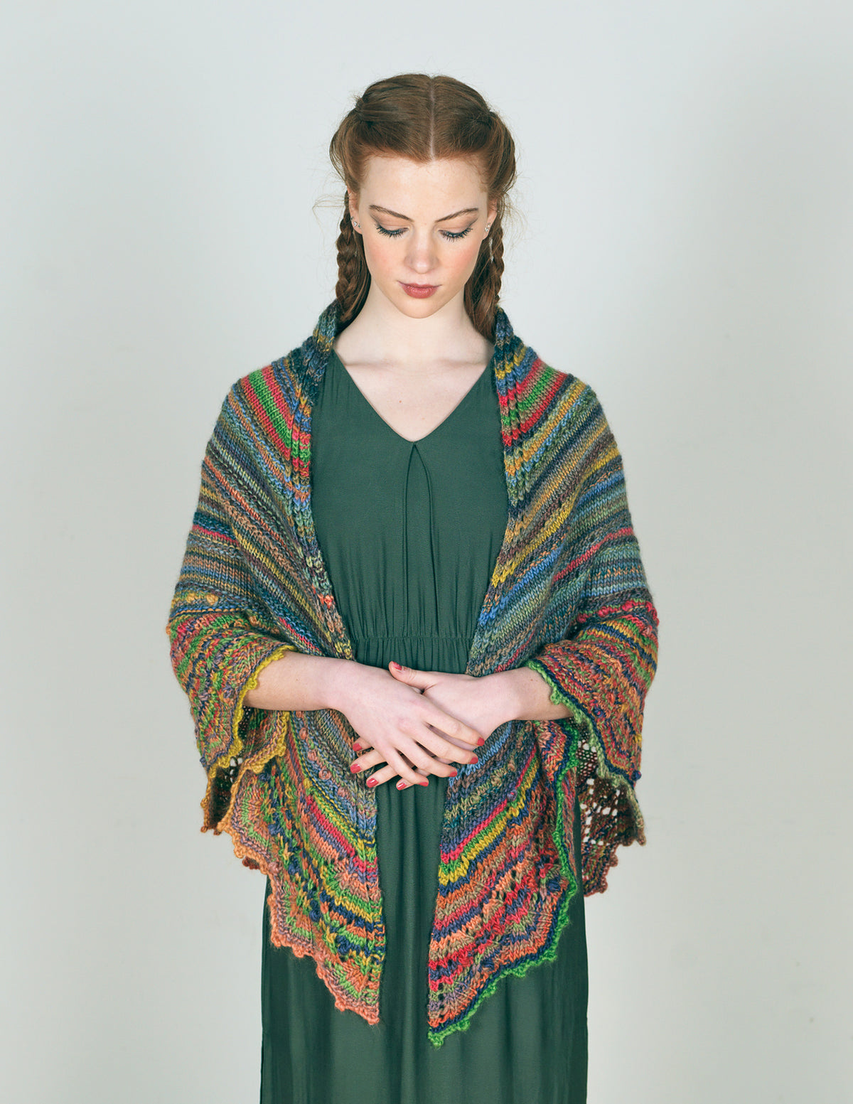 A Louisa Harding Amitola Grande Pattern - Hattie Shawl (PDF)