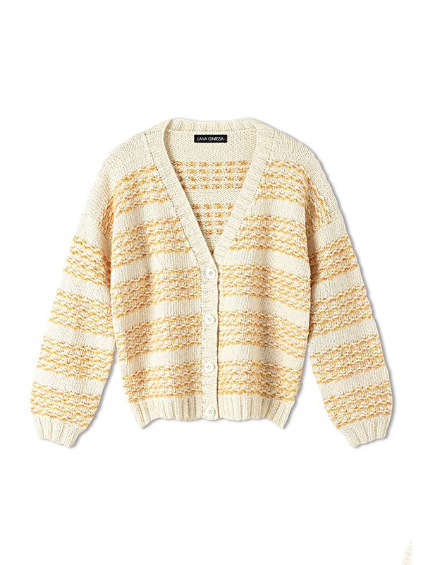 A FREE Lana Grossa Bottoni and Summer Softness Pattern - Jacket (Design 17) (PDF)