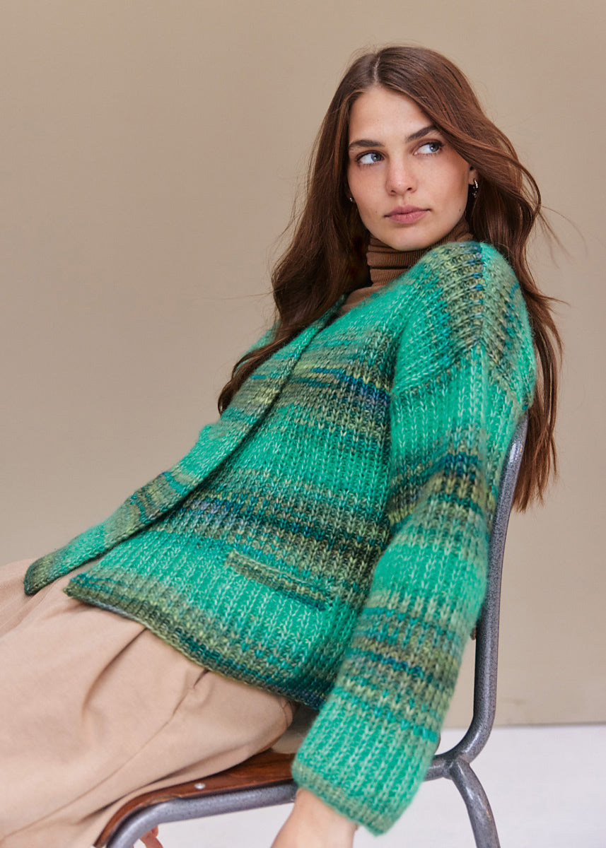 A FREE Lana Grossa Picasso Pattern - Cardigan (Design 13) (PDF)