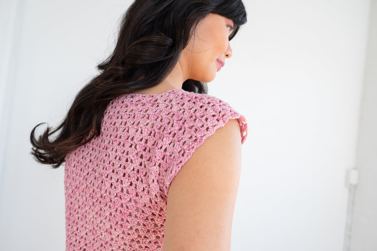 A Berroco Gaia Crochet Pattern - Wright Tee (PDF)