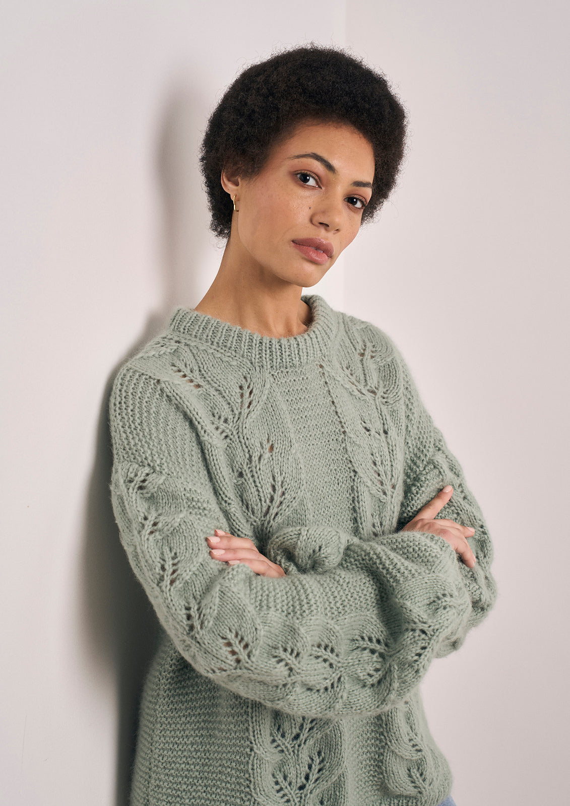 A Mode at Rowan Softest Alpaca Pattern - Denes Pullover (PDF)