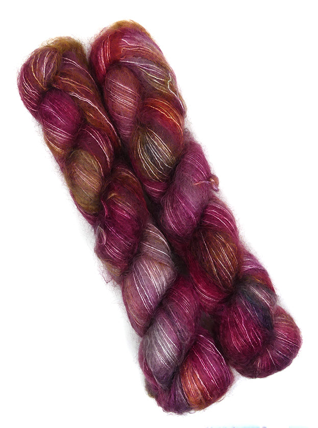 Malabrigo Mohair One of a Kind - Wine and Roses (Two Skeins)