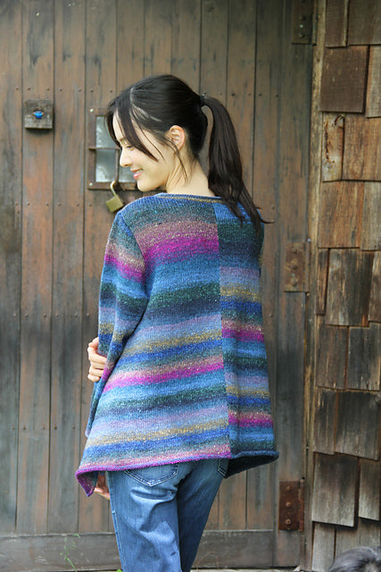 A Noro Silk Garden Sock Pattern - Megumi (PDF)