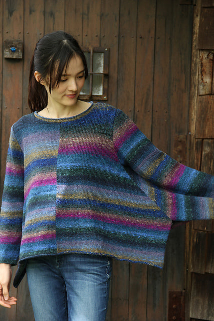 A Noro Silk Garden Sock Pattern - Megumi (PDF)