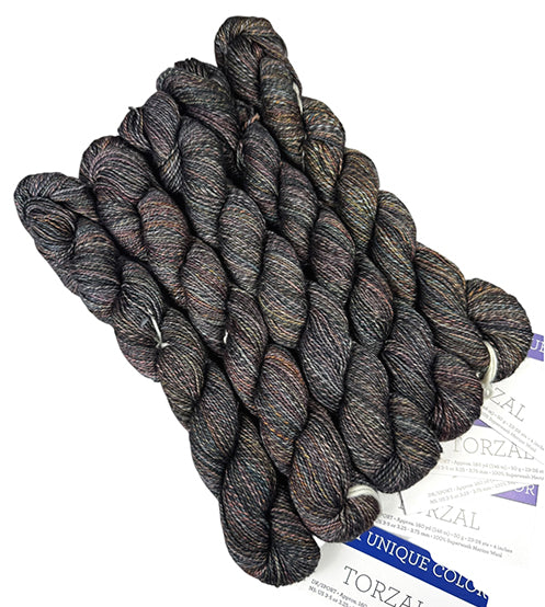 Malabrigo Torzal One of a Kind Colors - Midnight Patina - 3 SKEINS