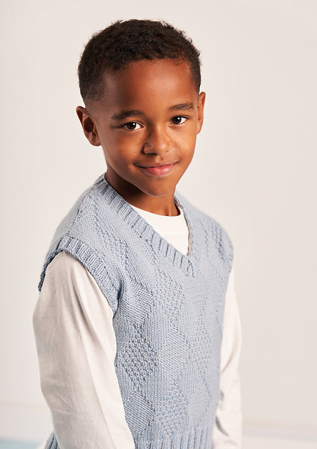 A Rowan Alpaca Soft DK & Summerlite DK Pattern - mini Huxley (PDF)