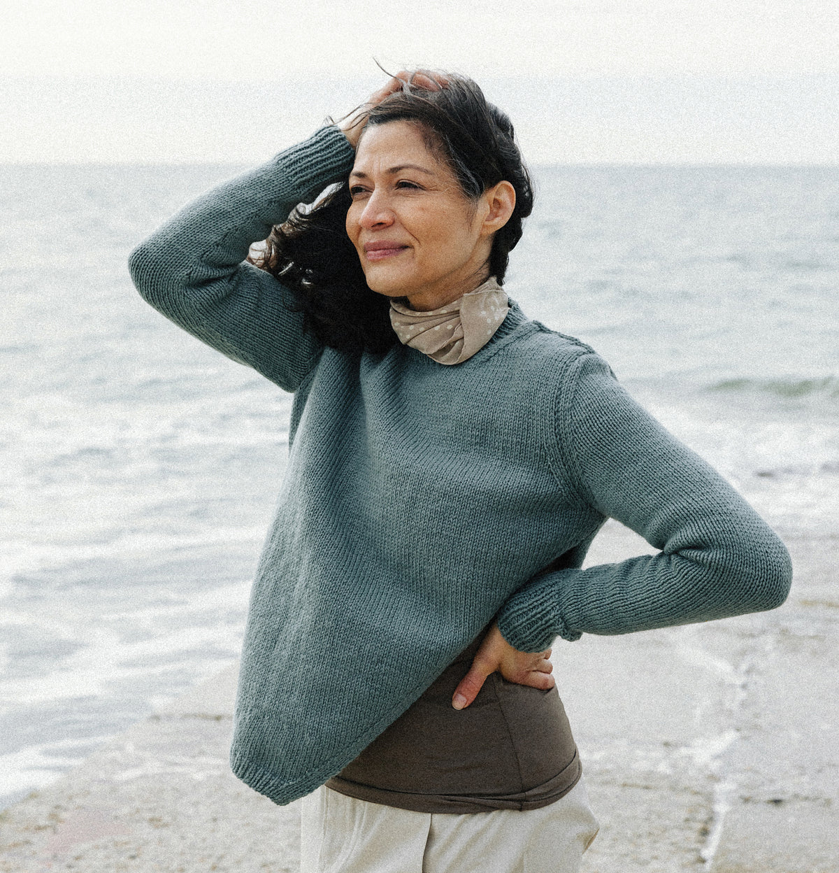 A Rowan Pebble Island Pattern - Minnow Pullover (PDF)