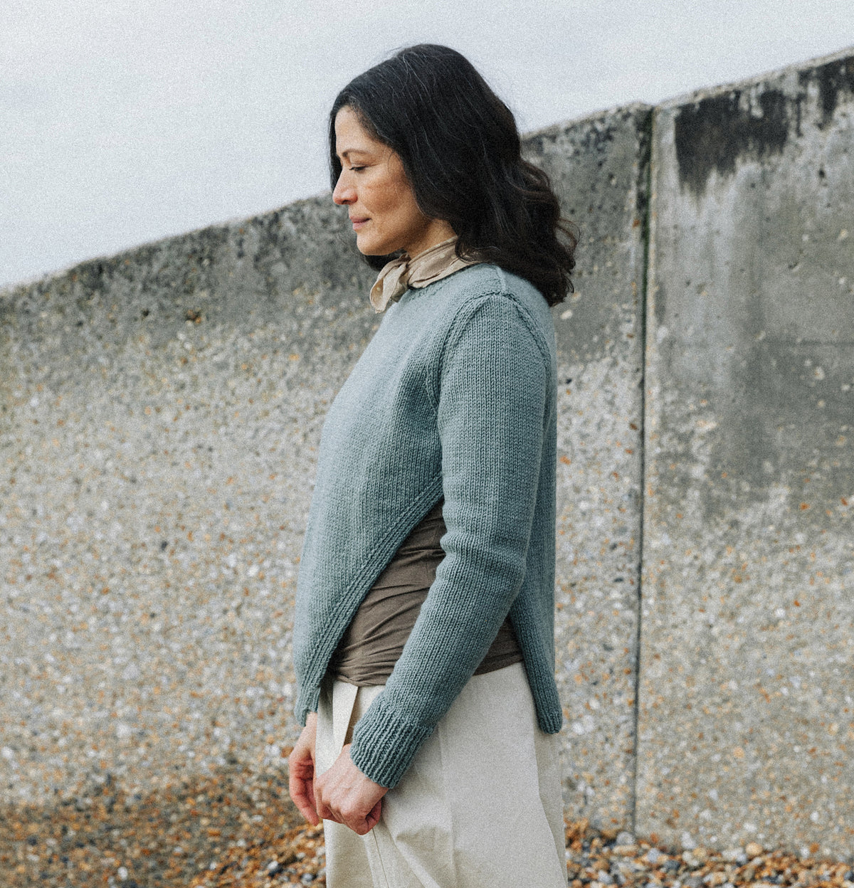 A Rowan Pebble Island Pattern - Minnow Pullover (PDF)