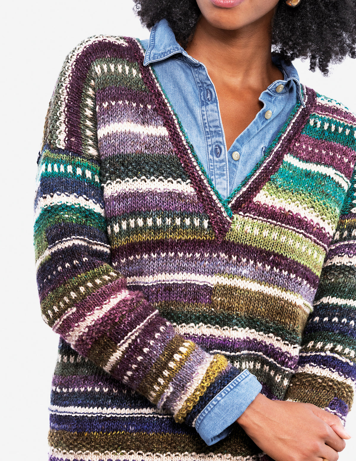 A Noro Tasogare & Haunui Silk Pattern - Melange (PDF)