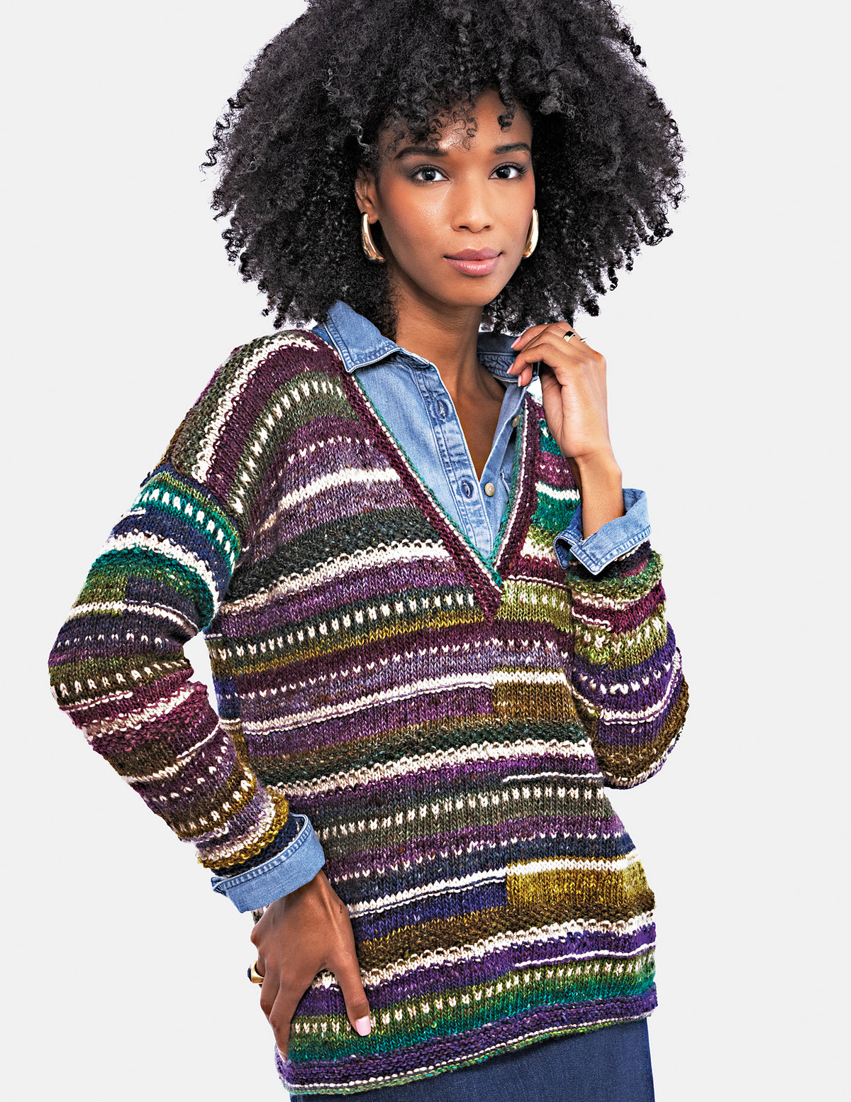 A Noro Tasogare & Haunui Silk Pattern - Melange (PDF)