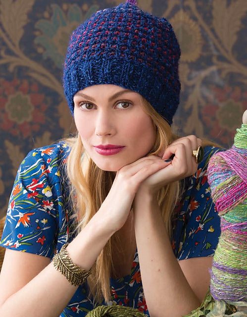 A Noro Pattern - Two-Color Tweed Hat (PDF)