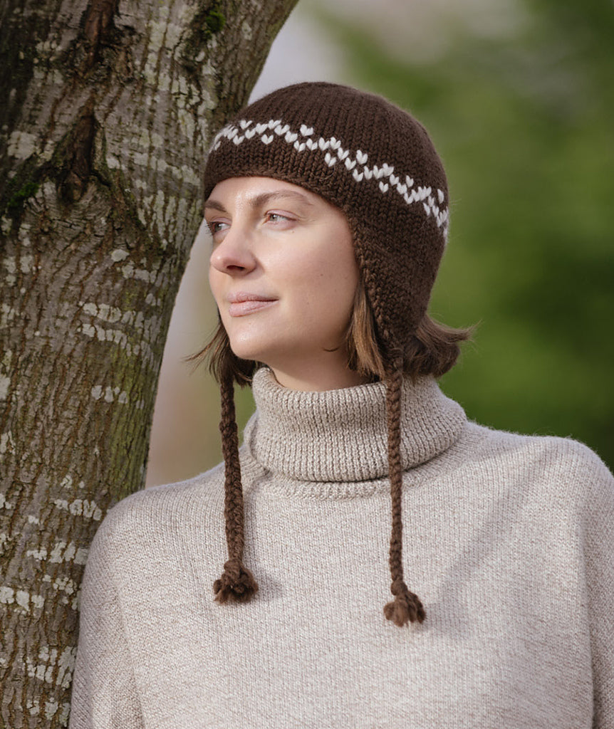 A Churchmouse Yarns and Teas Pattern - Northward Cap (PDF)