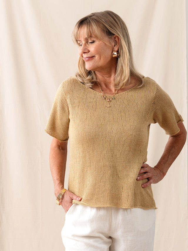 A Berroco Modern Linen Pattern - Perse Tee (PDF)