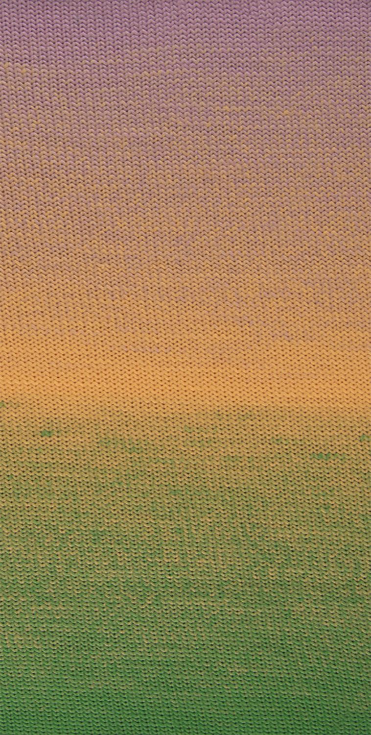 Laines Du Nord Poema - Green/Yellow/Lilac (Color #409) knitting and crochet yarn on sale at little knits
