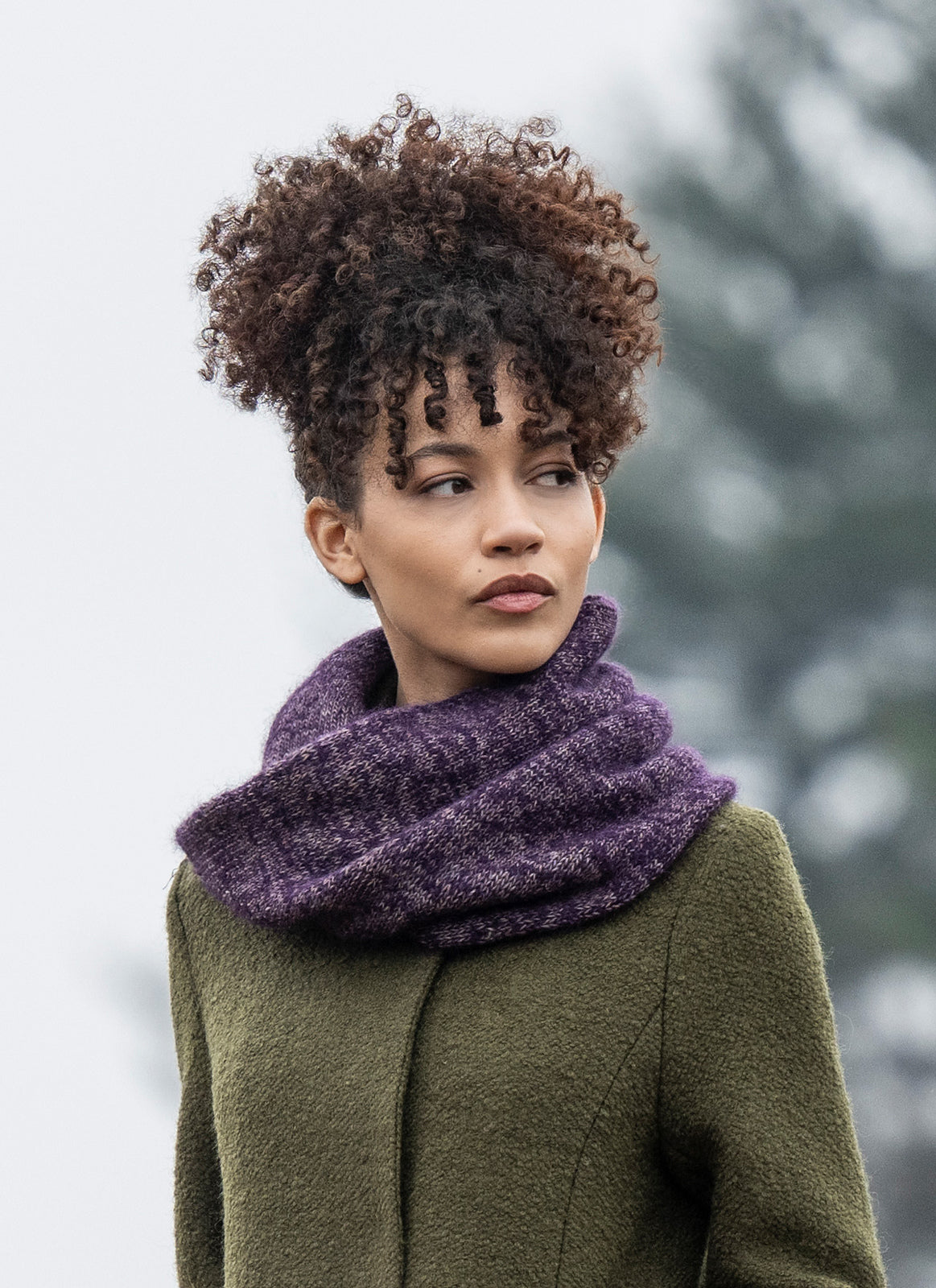 A FREE Blue Sky Fibers Woolstok Worsted & Prairie Pattern - Orion Cowl (PDF)