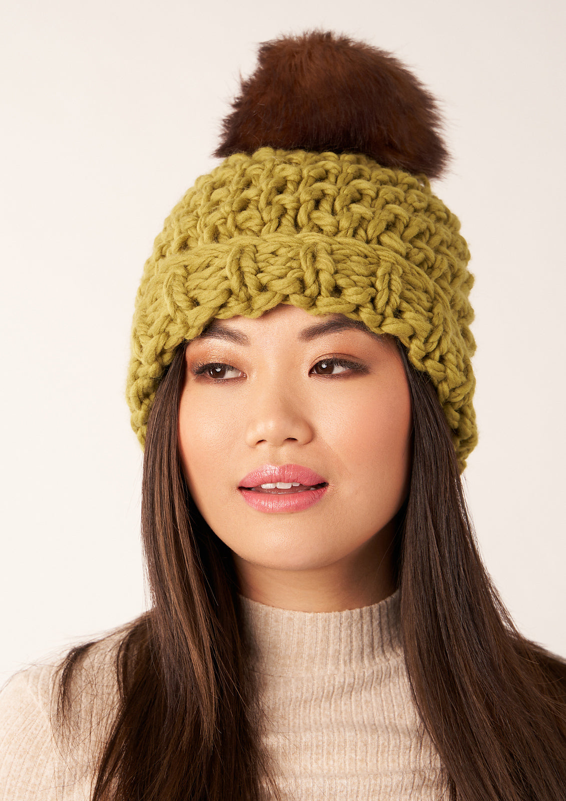 A Rowan BIG Big Wool Pattern - Pear Beanie (PDF)