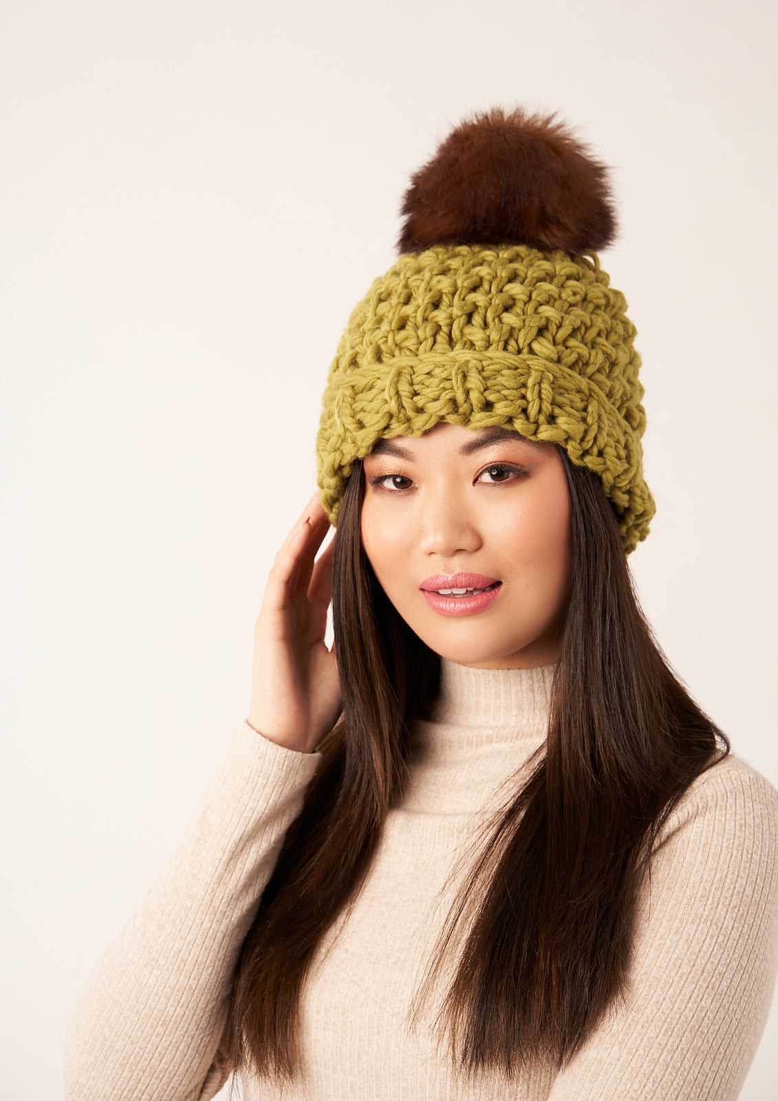 A Rowan BIG Big Wool Pattern - Pear Beanie (PDF)