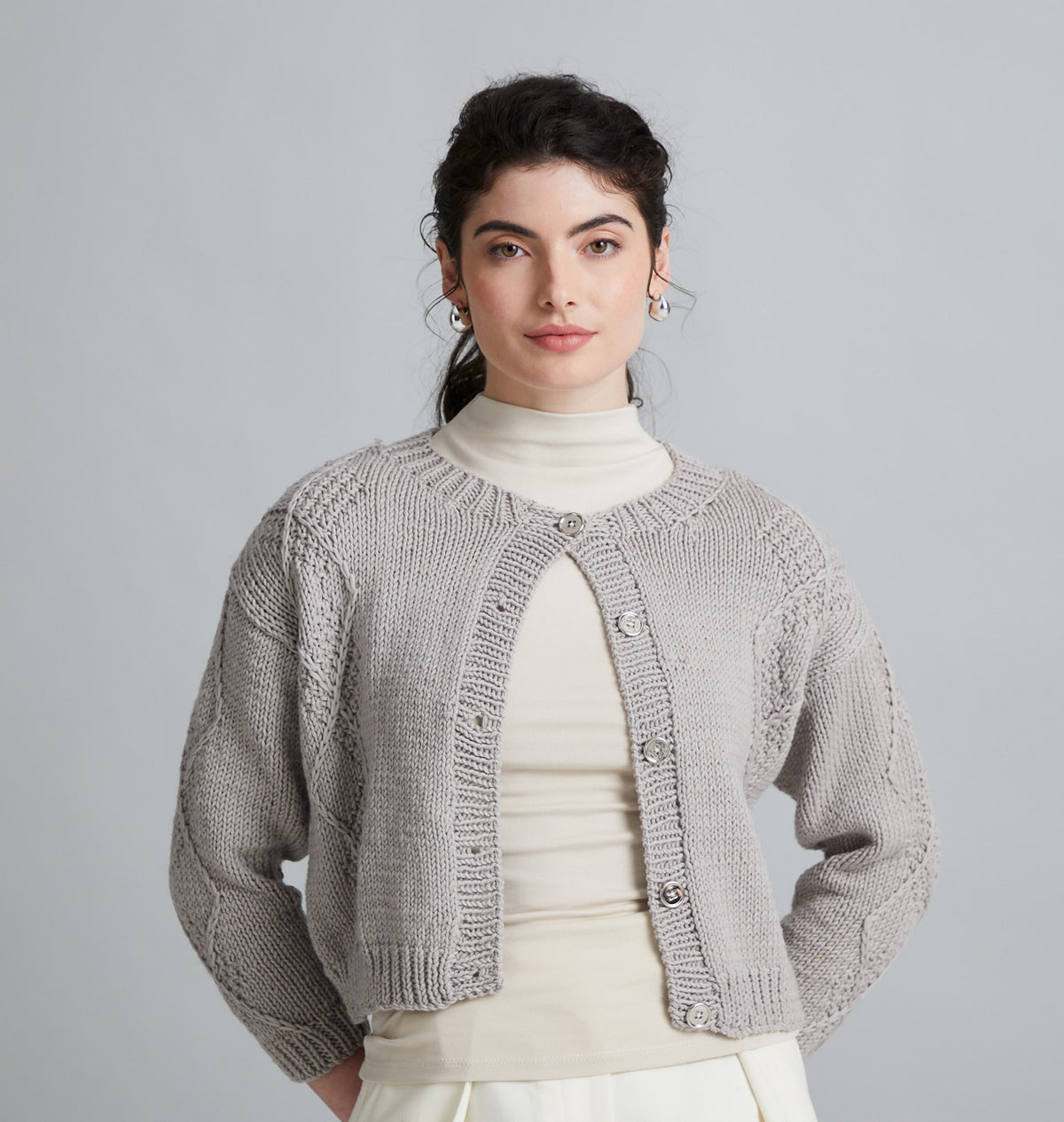 A Mode at Rowan Merino Soft Pattern - Perrin Cardigan (PDF)