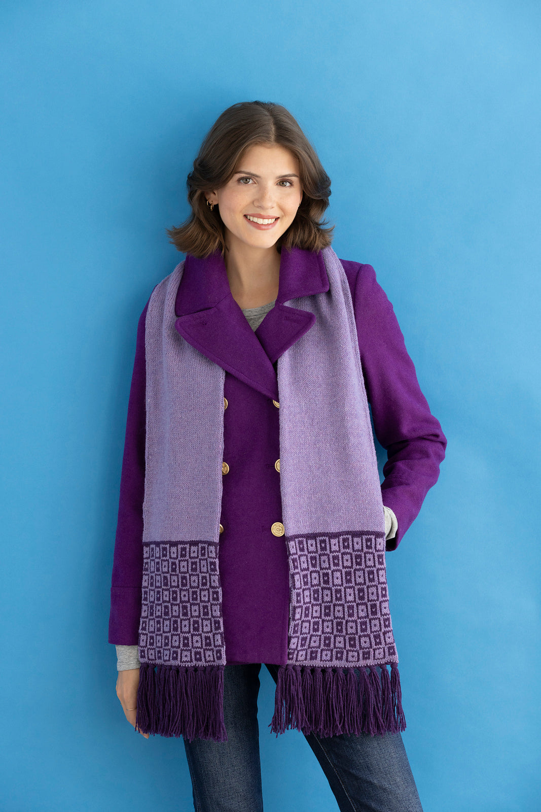 A Queensland Tenderfoot Pattern - Indigo Scarf (PDF)