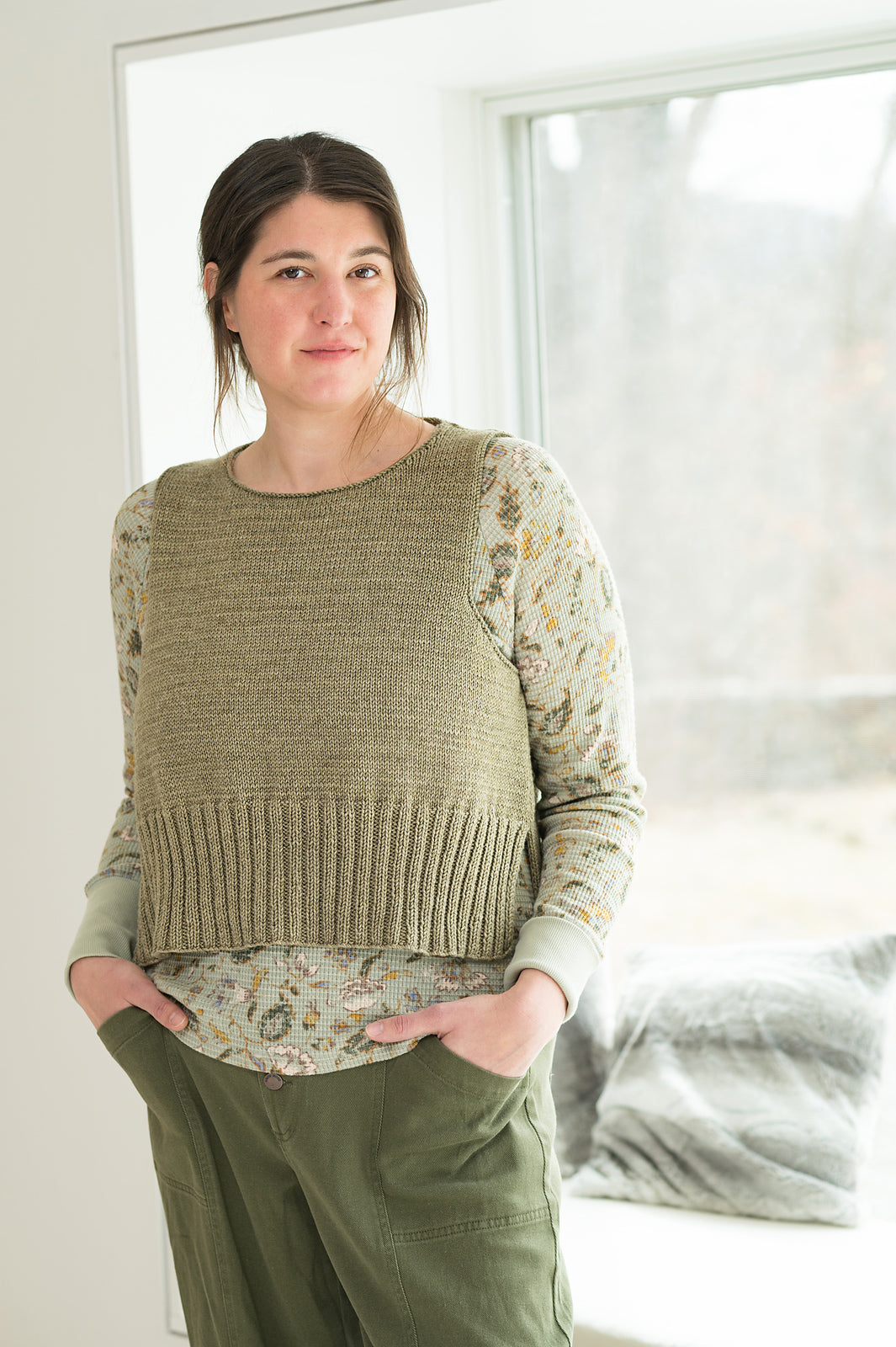 A Churchmouse Yarns and Teas Pattern - Reset Slipover (PDF)