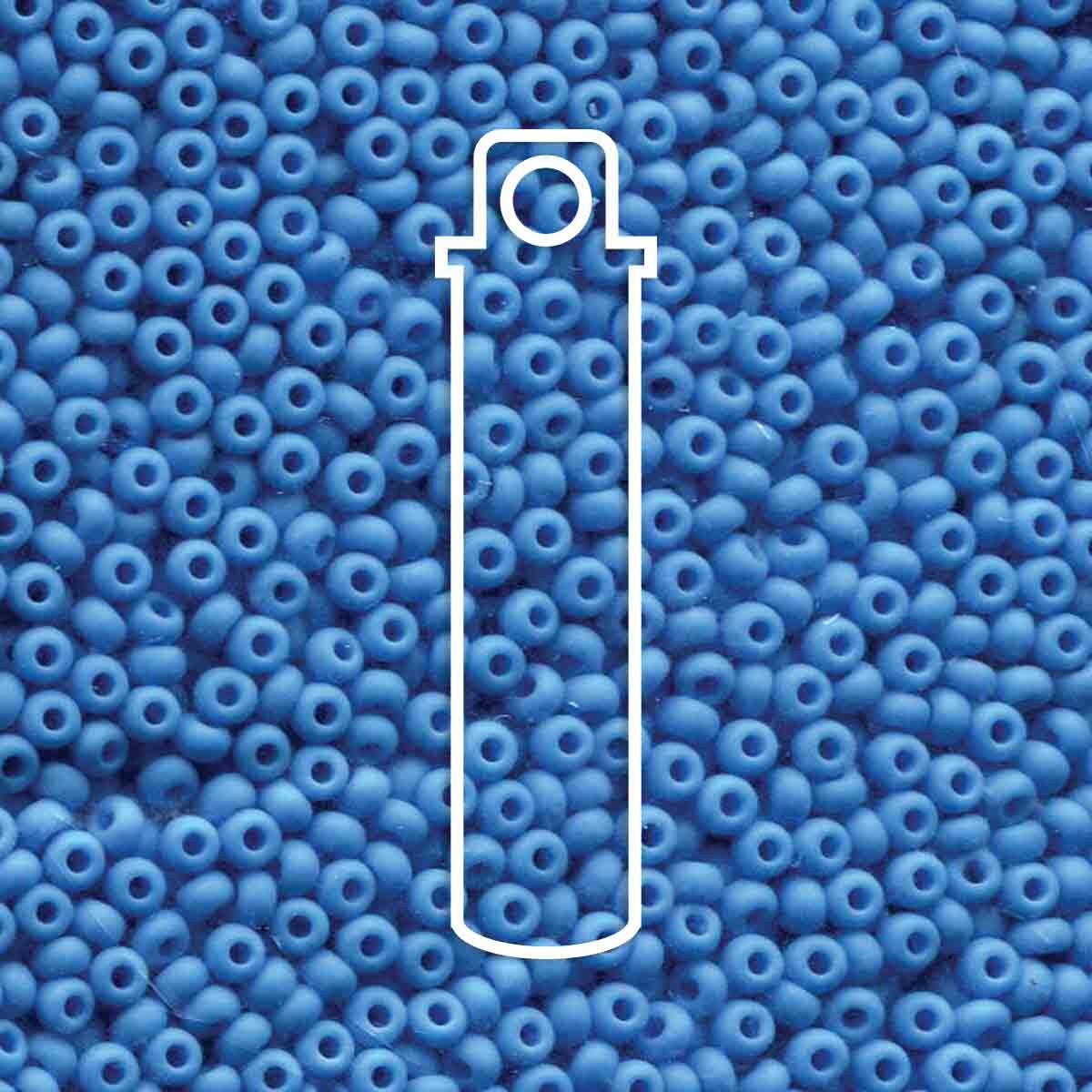 6/0 Czech Seed Beads  - Turquoise Blue (Color #63020) 20 Gram Tube