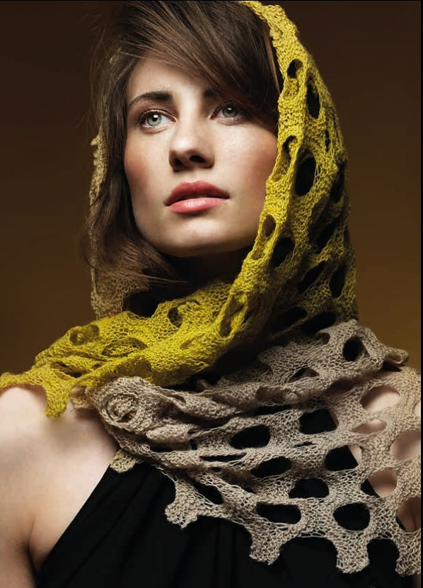 A FREE Schoppel-Wolle Lace Ball Pattern - #04 Light in the Tunnel Shawl