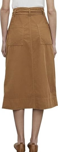 VELVET BY GRAHAM & SPENCER Women's Kennedy Cotton Corduroy Skirt, Clove Size: 2