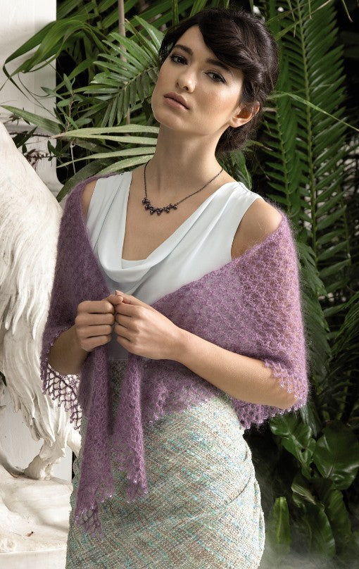 A FREE Kidsilk Haze Pattern - Triangle Shawl (PDF) - Only in English