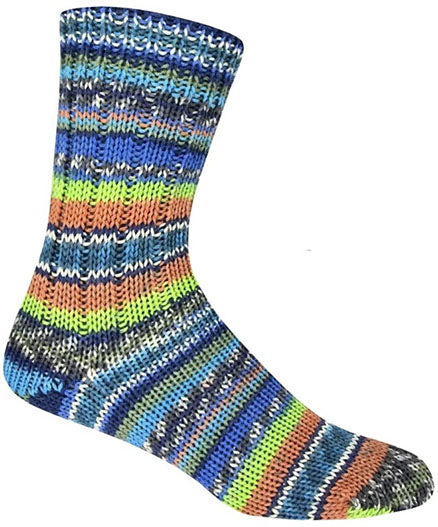 Supersocke 6-fach Alpin - Glacial Hiking (Color #3199) - Big 150 Gram Skeins