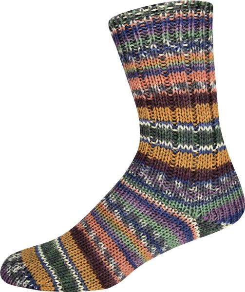 Supersocke 6-fach Alpin - Autumn is in the Air (Color #3197) - Big 150 Gram Skeins