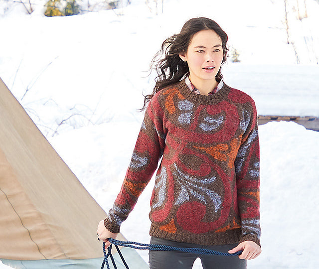 A Rowan Felted Tweed & Kidsilk Haze Pattern -  Thore (PDF)