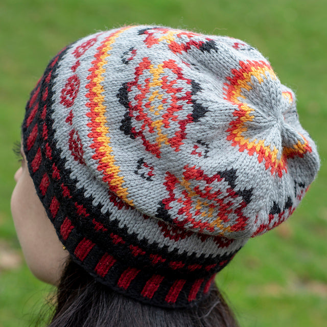 A FREE Cascade 220 Pattern - Indian Summer Slouch and Mitts (PDF)