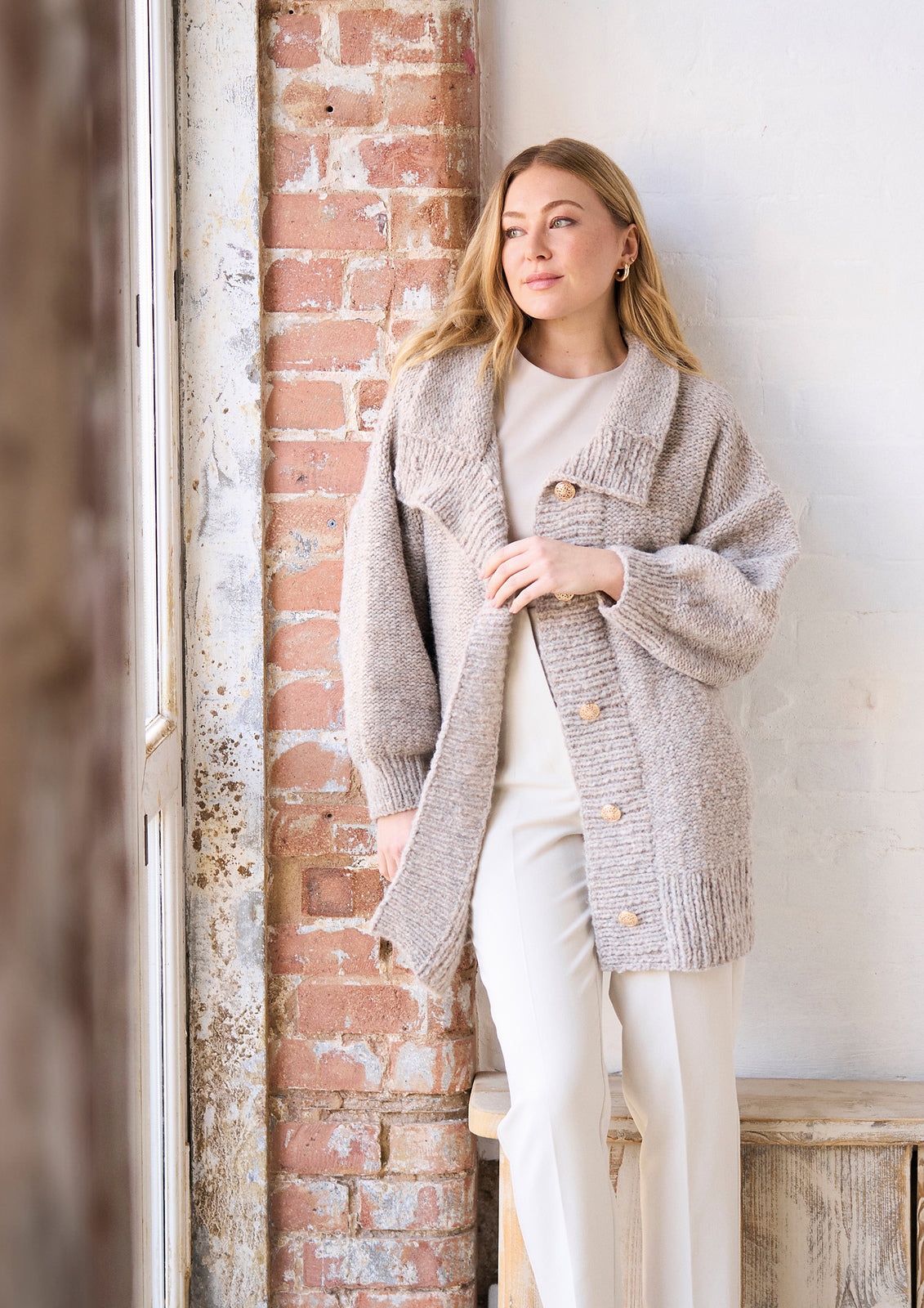 A Rowan Brushed Fleece Pattern - Wolf Jacket (PDF)