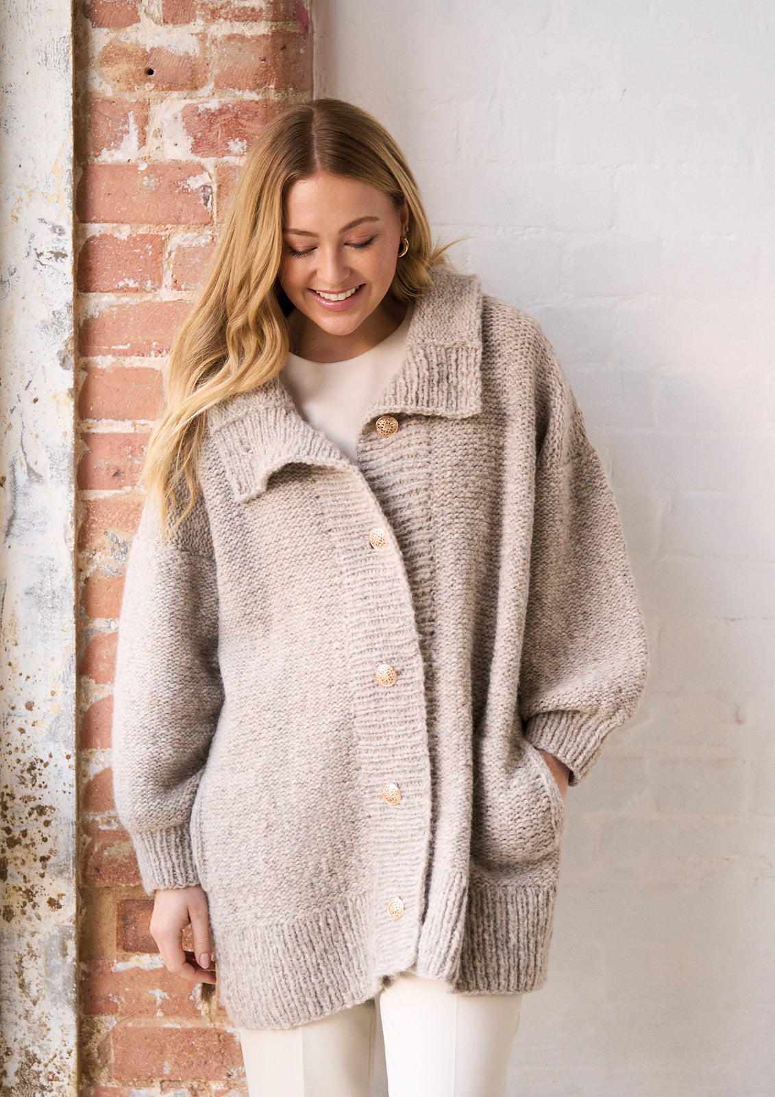 A Rowan Brushed Fleece Pattern - Wolf Jacket (PDF)