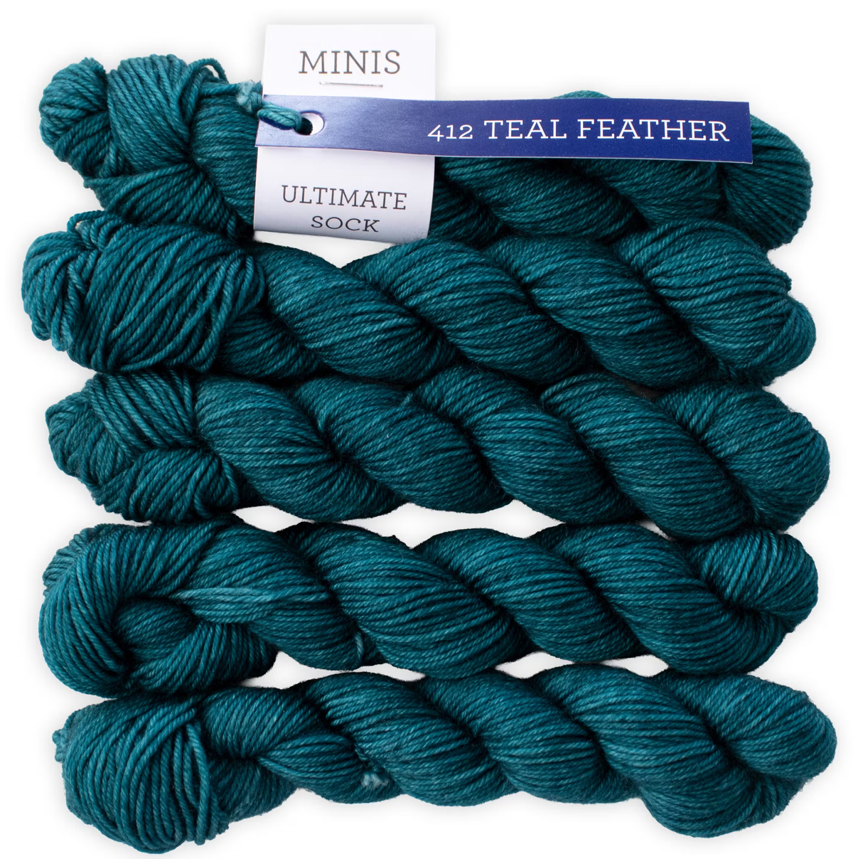 Malabrigo Ultimate Sock Minis - Teal Feather