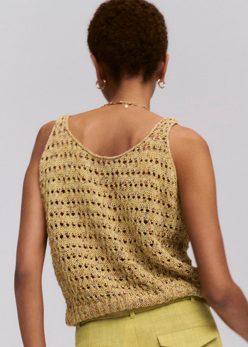 A Lana Grossa About Berlin Spotty Pattern - #16 Eyelet Tank (PDF)