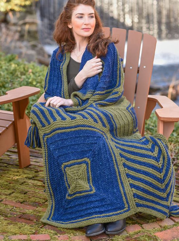 A Berroco Lanas Quick Pattern - Ailis Blanket (PDF)