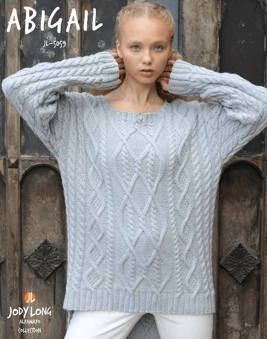 A FREE PATTERN W/ PURCHASES of Jody Long Alpamayo - Abigail Sweater (PRINT COPY)