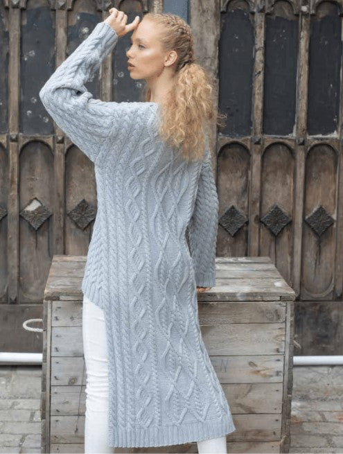 A FREE PATTERN W/ PURCHASES of Jody Long Alpamayo - Abigail Sweater (PRINT COPY)