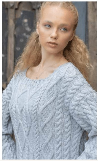 A FREE PATTERN W/ PURCHASES of Jody Long Alpamayo - Abigail Sweater (PRINT COPY)
