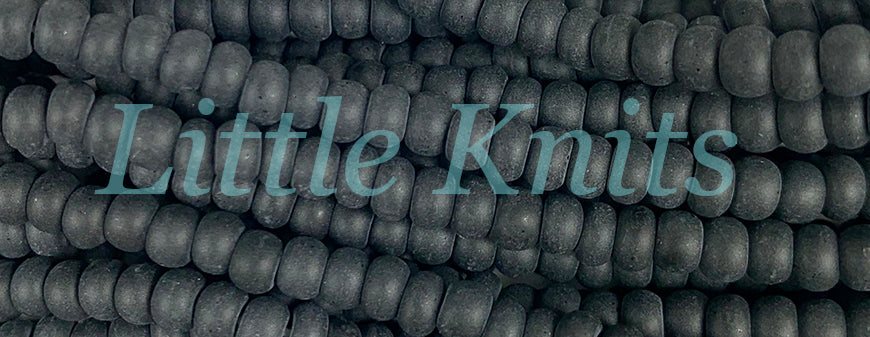 Preciosa 6/0 Czech Seed Beads - Matte Jet (Color #23980M) - In 78 gram hanks