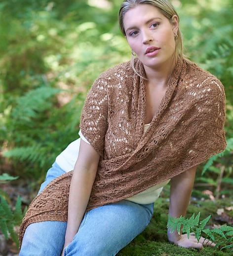 Briallen Shawl - FREE with Purchase of 5 or More Skeins of Cambria (PDF)