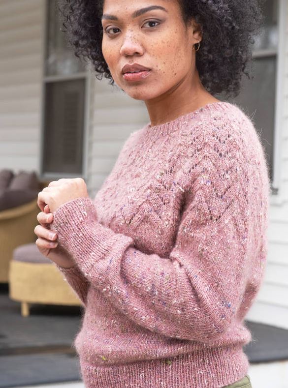 A Berroco Providence and Aerial Pattern - Bloomfield Sweater (PDF)