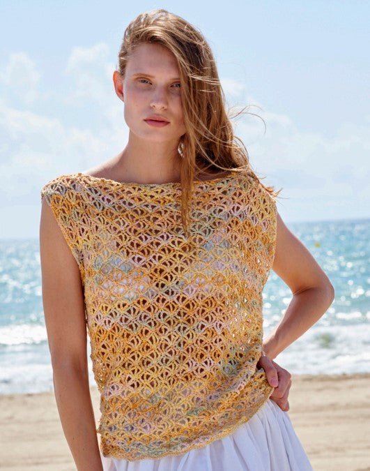 A Katia Bohemian Silk Pattern - Crochet Top (PDF)
