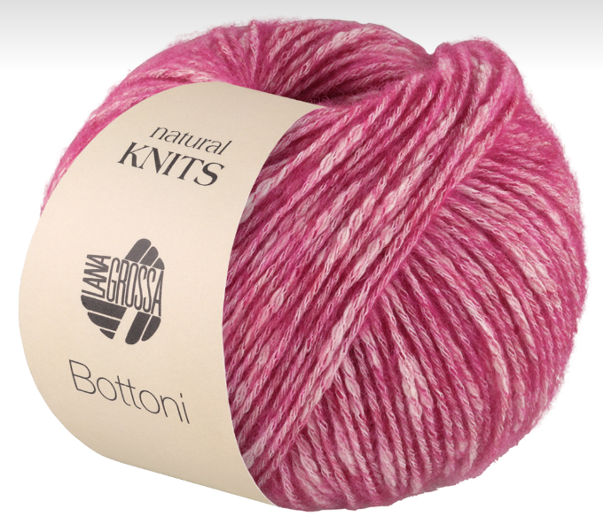 Lana Grossa Bottoni - Rasberry Rainbow (Color #4)