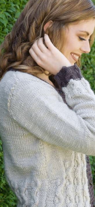 An Araucania Lujoso Pattern - Carla Cardigan (PDF)